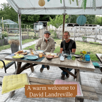 David Landreville on our venue!