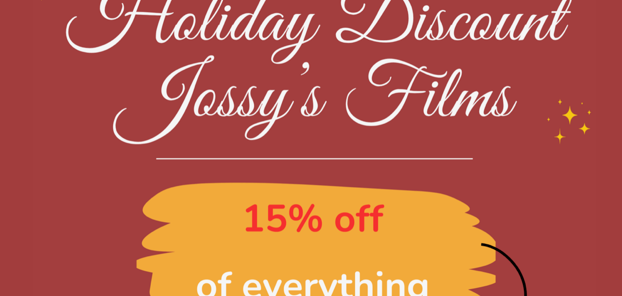 Christmas Discount on Jossy’s Films in Digital Education!